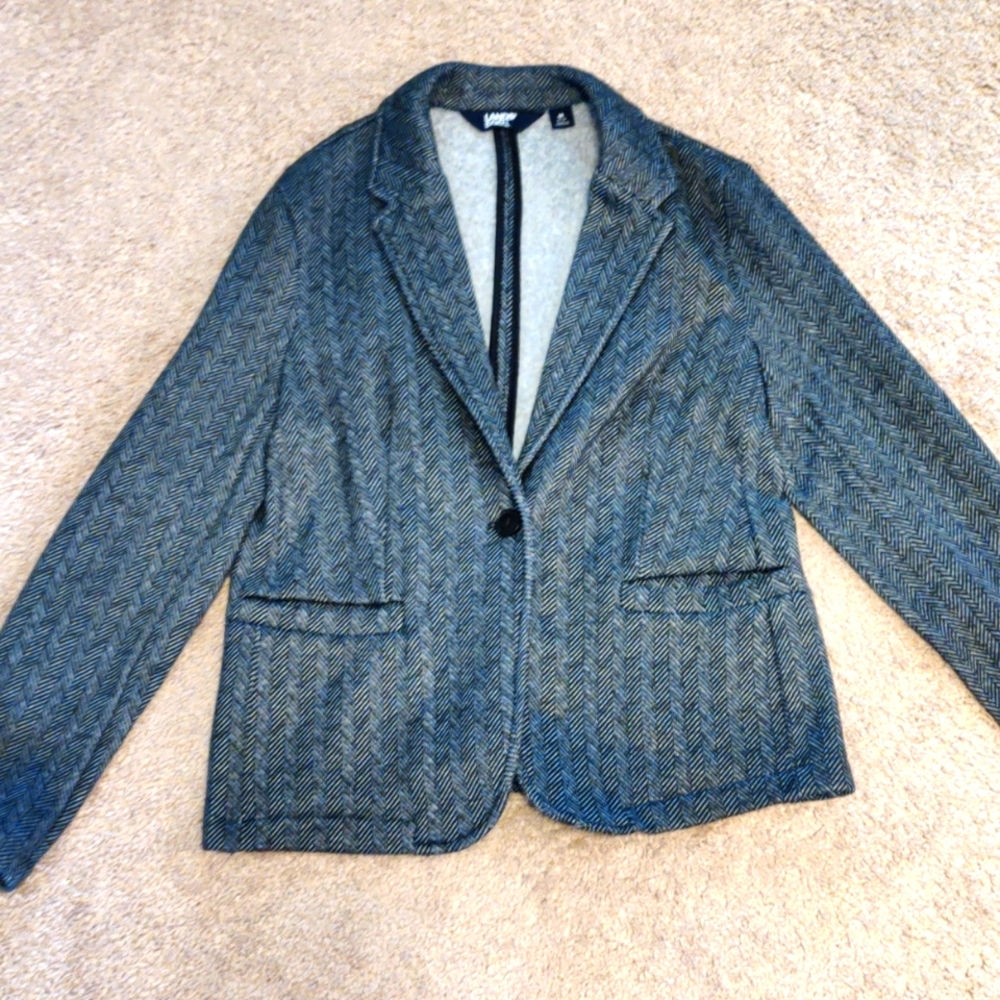Lands End Black Blazer